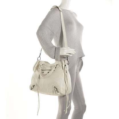 Balenciaga Agneau Classic Hardware Velo Creme Ivory 2 of 12