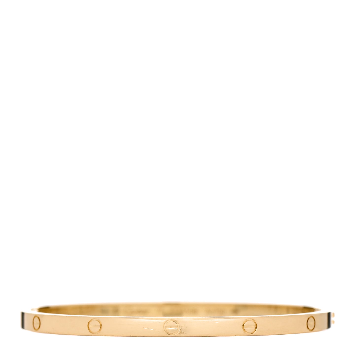 18K Yellow Gold Small LOVE Bracelet 17
