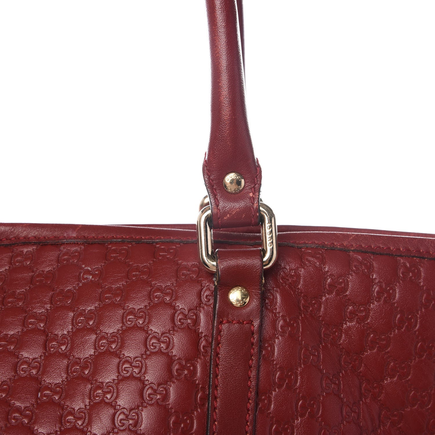 Gucci Microguccissima Medium Joy Tote Red 10 of 10