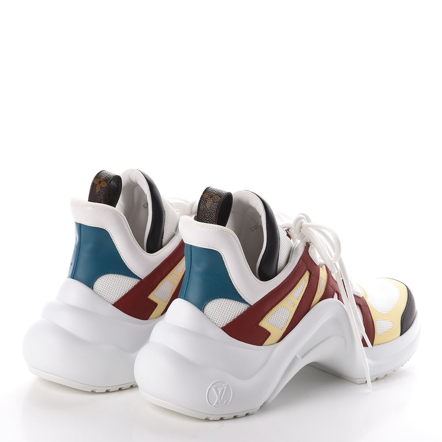 Calfskin Technical Nylon LV Archlight Sneakers 42 Terracotta