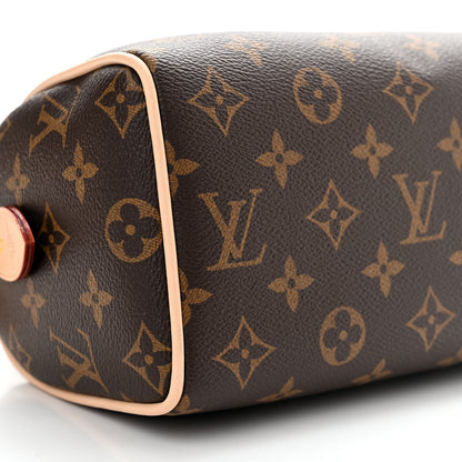 Louis Vuitton Monogram Speedy Bandouliere 20 Beige 8 of 9