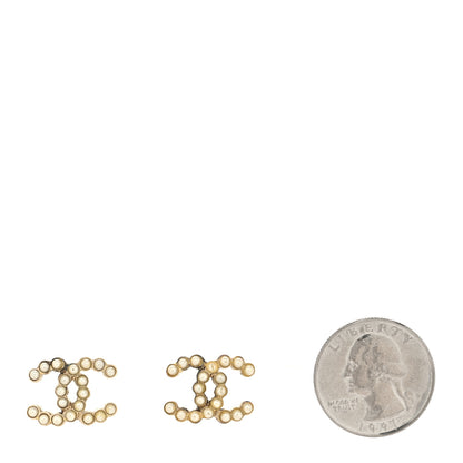 Chanel Pearl CC Earrings Silver 2 of 4