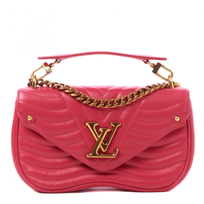 Louis Vuitton Calfskin New Wave Chain MM Rose Freesia 1 of 8