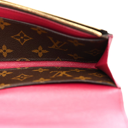 Louis Vuitton Monogram Emilie Wallet Fuchsia 5 of 7