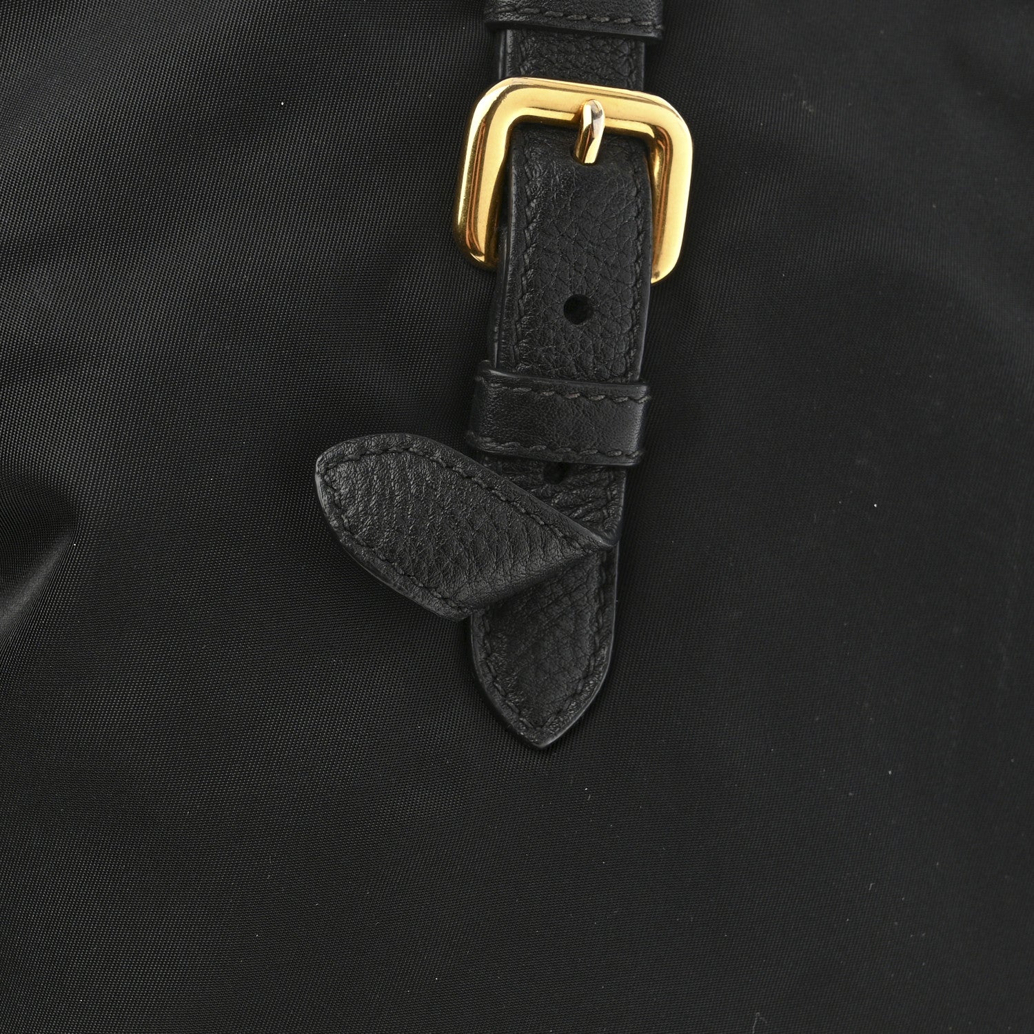 Prada Tessuto Nylon Vitello Daino Tote Black 12 of 13