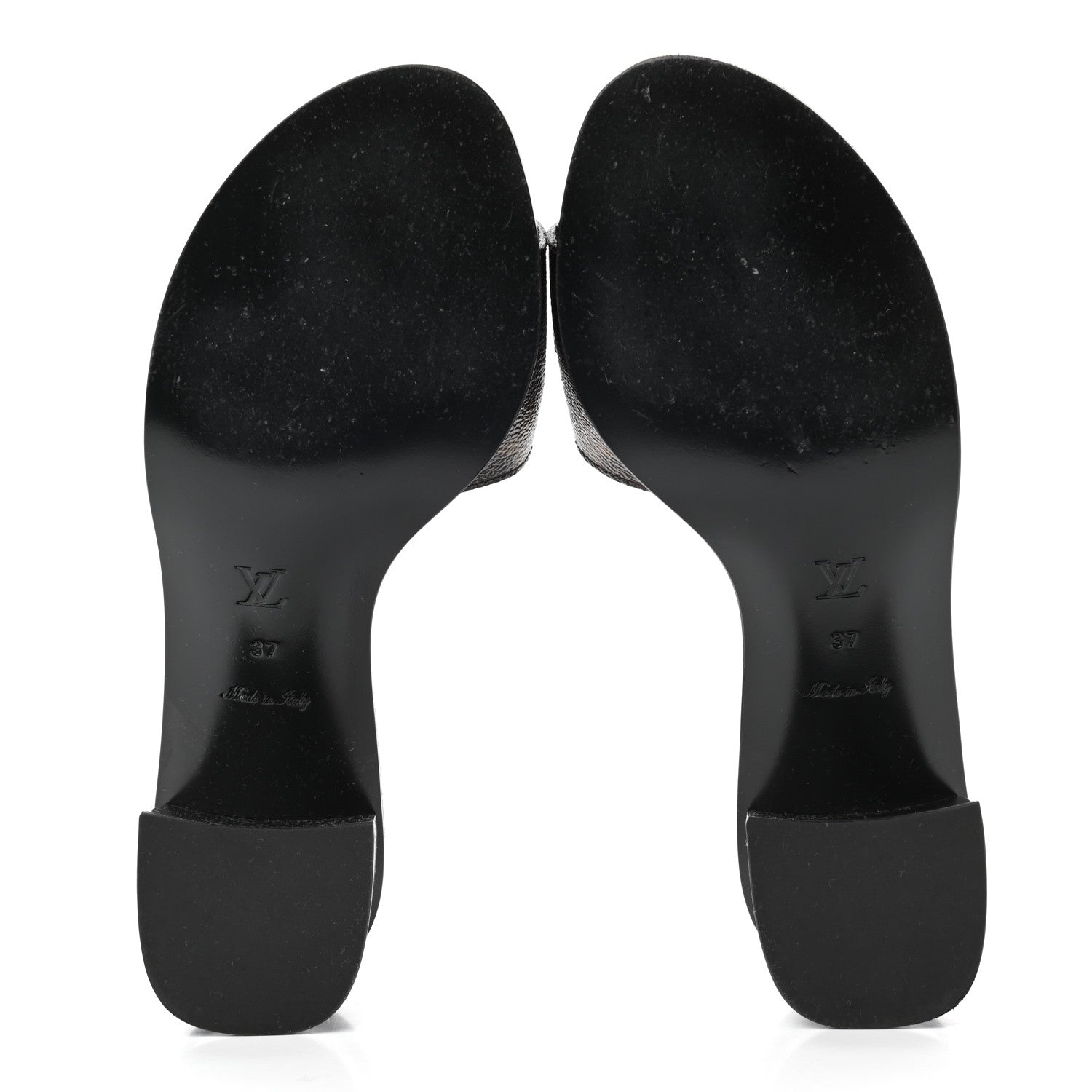 Louis Vuitton Monogram Lock It Mules 37 5 of 10