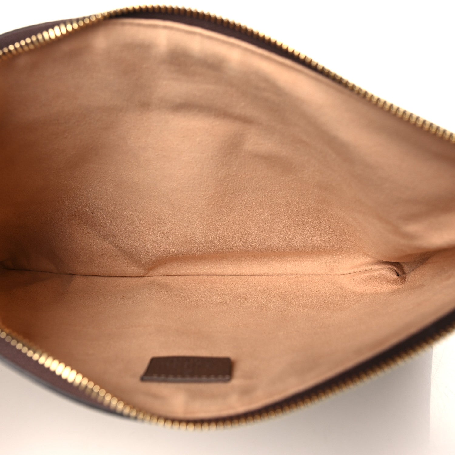 Gucci GG Supreme Monogram Large Ophidia Pouch Clutch Brown 5 of 10