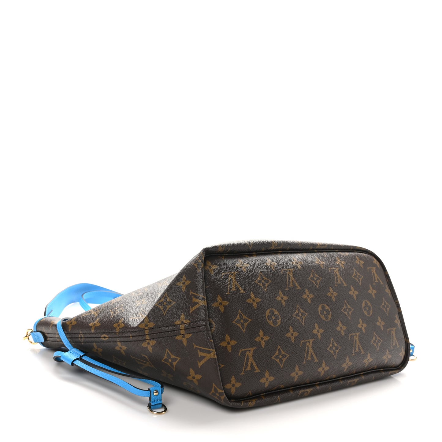 Monogram Inside Out Neverfull Bandouliere MM Gaston Blue