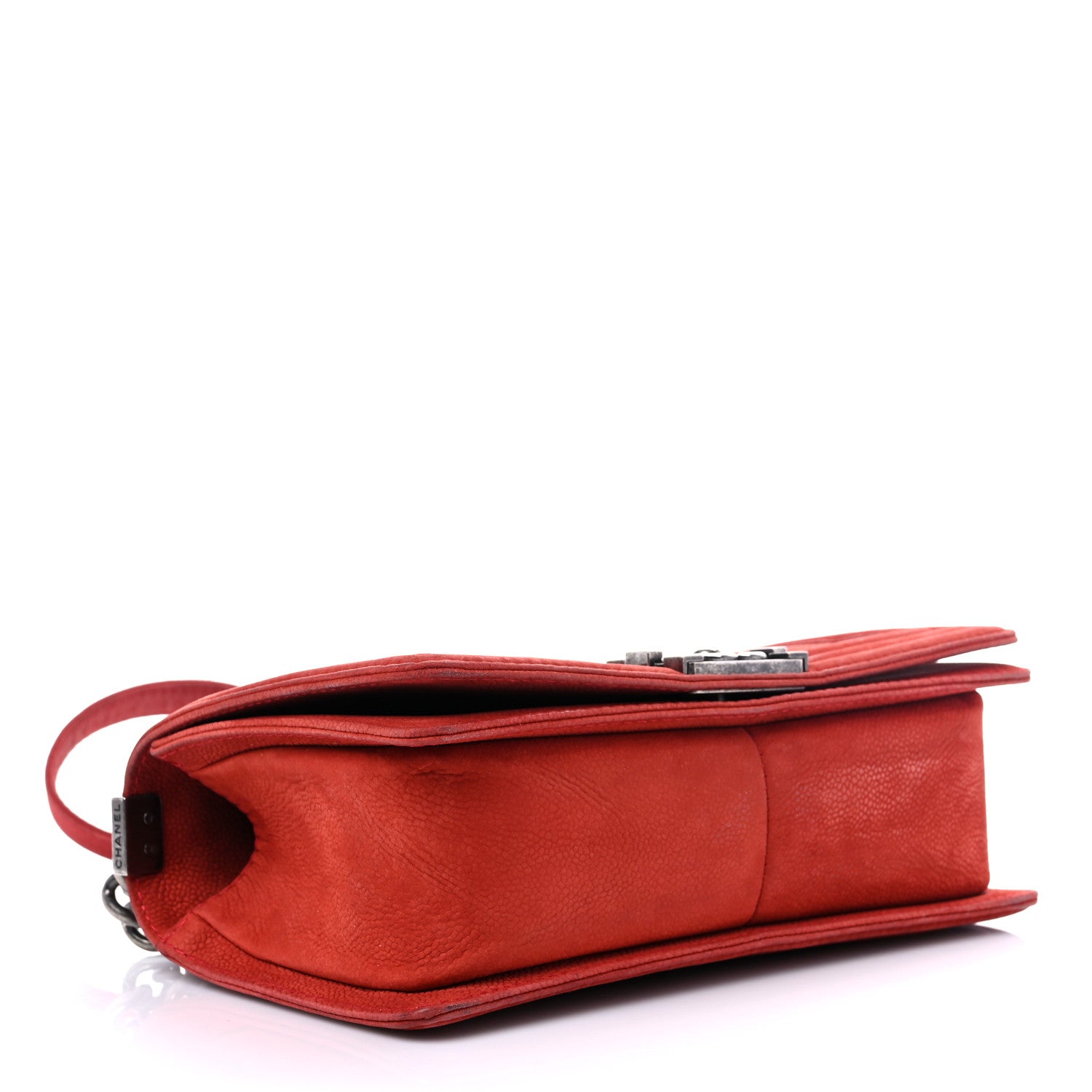 Chanel Iridescent Caviar Quilted Medium Boy Flap Red 4 of 21
