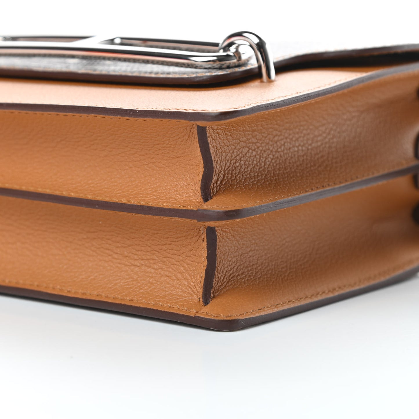 Evercolor Lizard Mini Sac Roulis Caramel Ombre