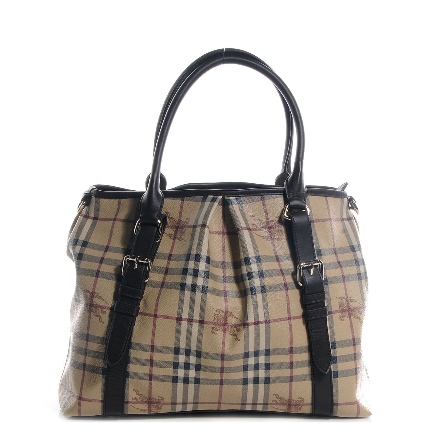 Haymarket Check Large Northfield Tote Chocolate