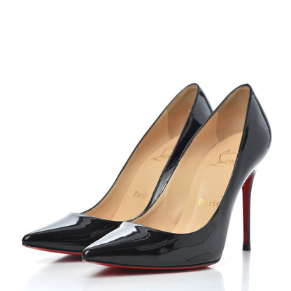 Christian Louboutin Patent Decollete 554 100 Pumps 35.5 Black 3 of 12