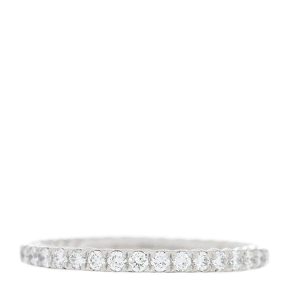 David Yurman Platinum Diamond 2.2mm Eden Eternity Wedding Band Ring 49 5 1 of 5