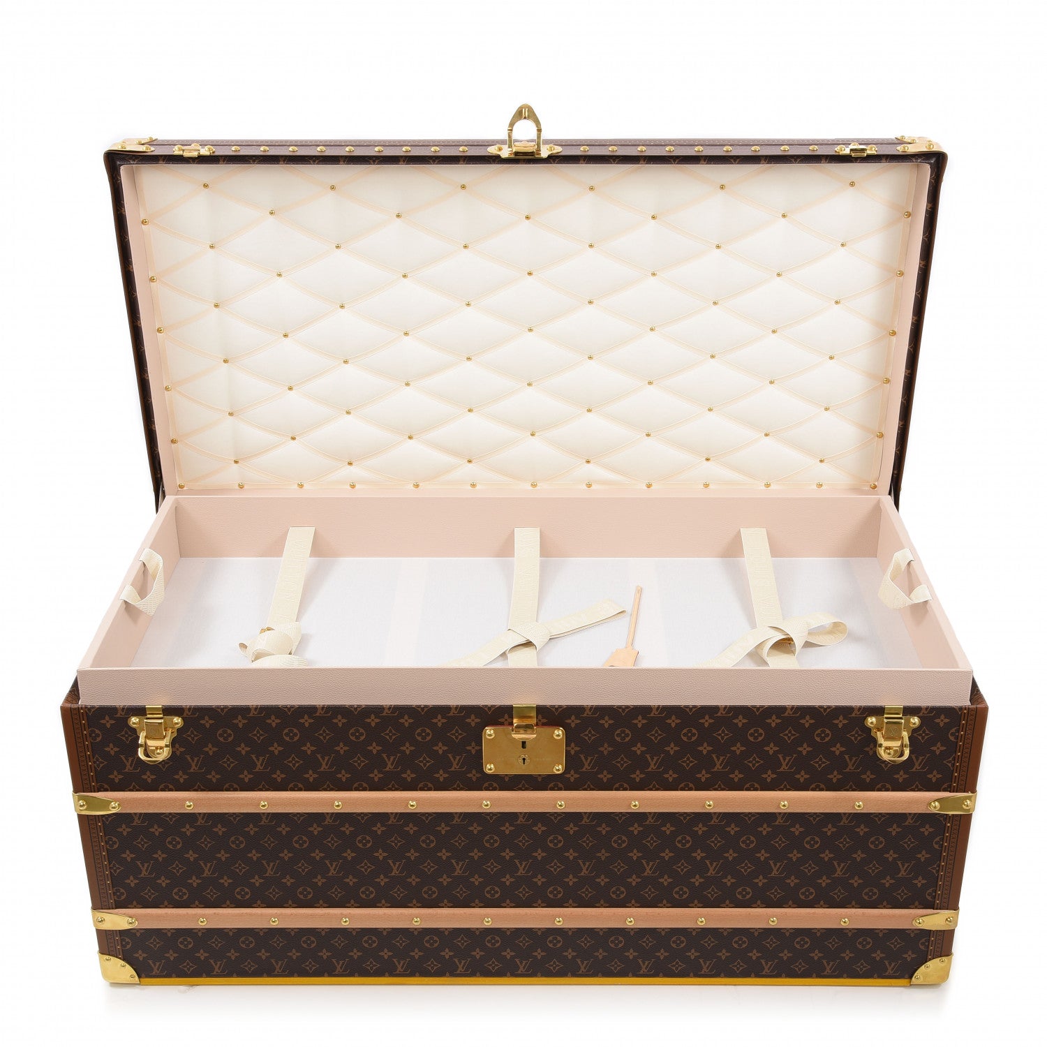 Louis Vuitton Monogram Malle Courrier Lozine Trunk 110 5 of 25