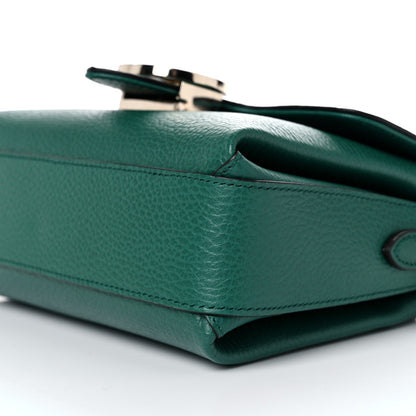 Gucci Dollar Calfskin Interlocking G Crossbody Bag Emerald 9 of 9