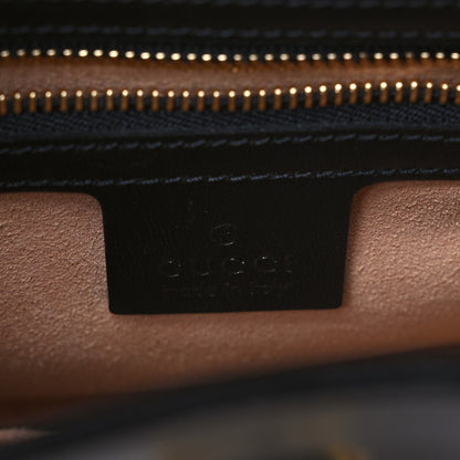 Gucci Boarded Dyana Lux Calfskin Small Jackie 1961 Hobo Black 6 of 8