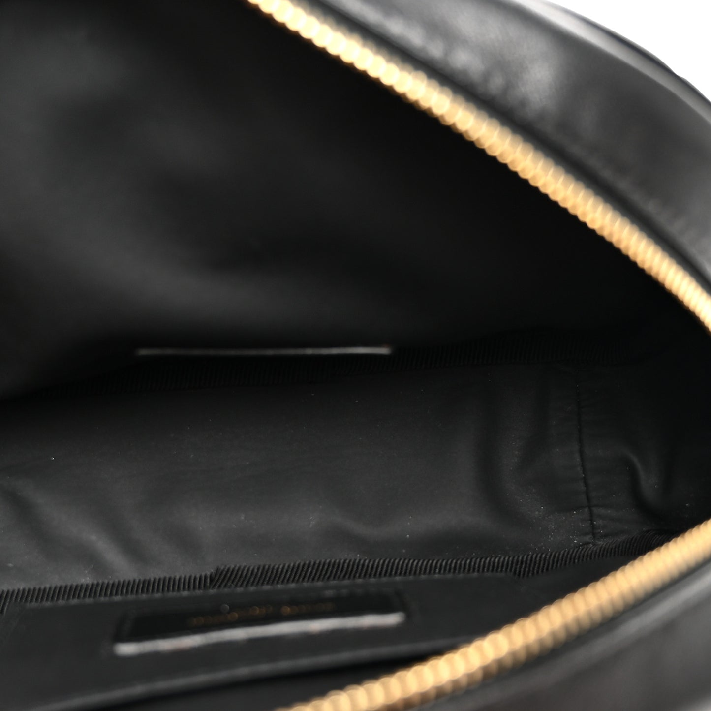 Lambskin Quilted Lolita Cosmetic Pouch Black