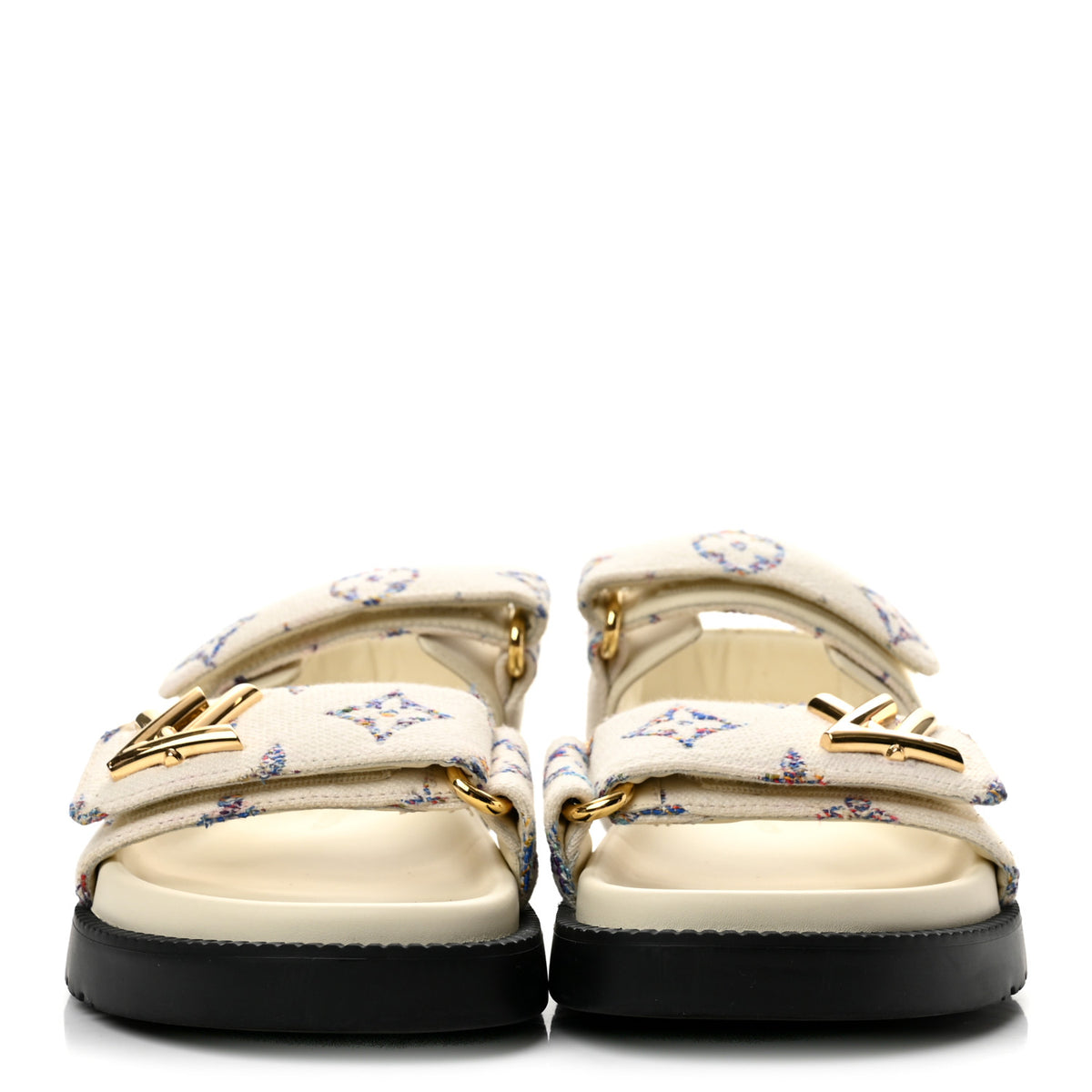 Louis Vuitton Monogram LV Sunset Comfort Flat Sandals 35.5 Multicolor 3 of 10