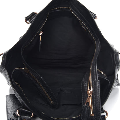 Balenciaga Agneau Giant 12 Rose Gold Hardware City Black 6 of 10
