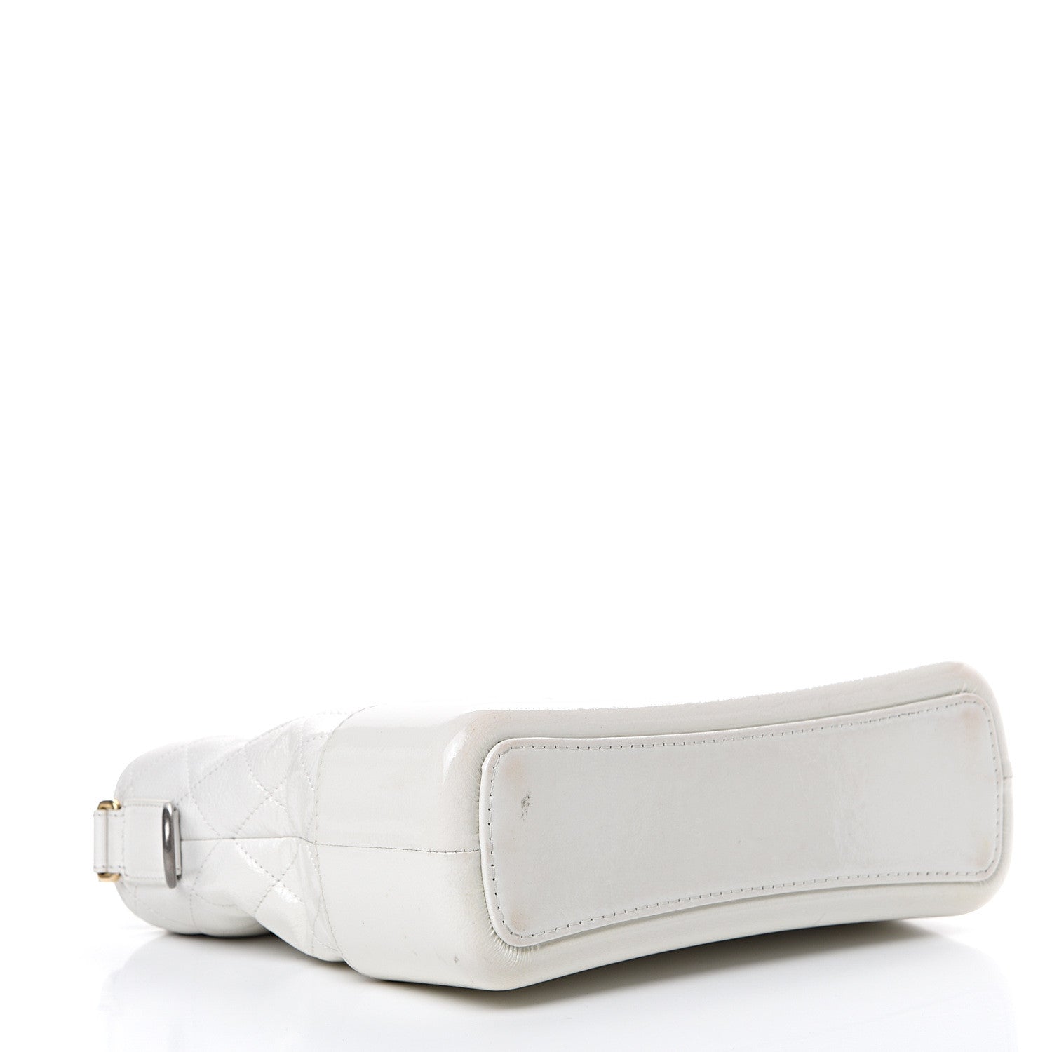 Chanel Aged Calfskin Quilted Medium Gabrielle Hobo White 3 of 18