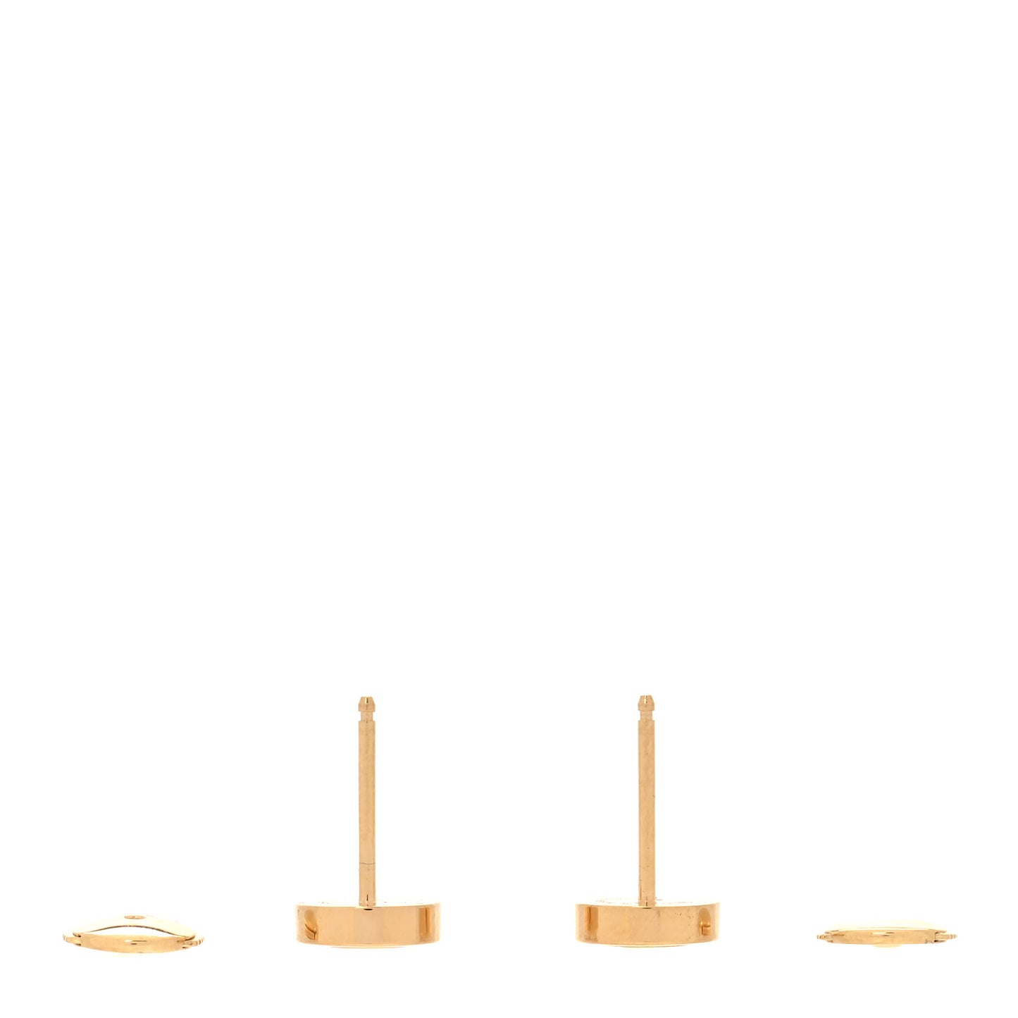 18K Yellow Gold LOVE Earrings