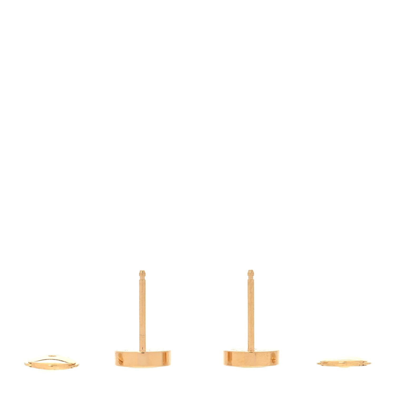 Cartier 18K Yellow Gold LOVE Earrings 3 of 5