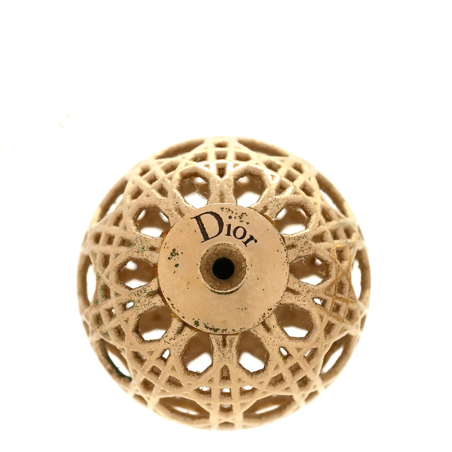 Christian Dior Cannage Mise En Dior Tribales Earrings Gold 4 of 5