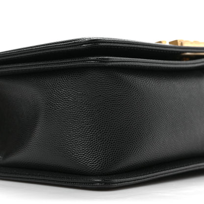 Chanel Caviar Quilted Medium Boy Flap Black 8 of 9