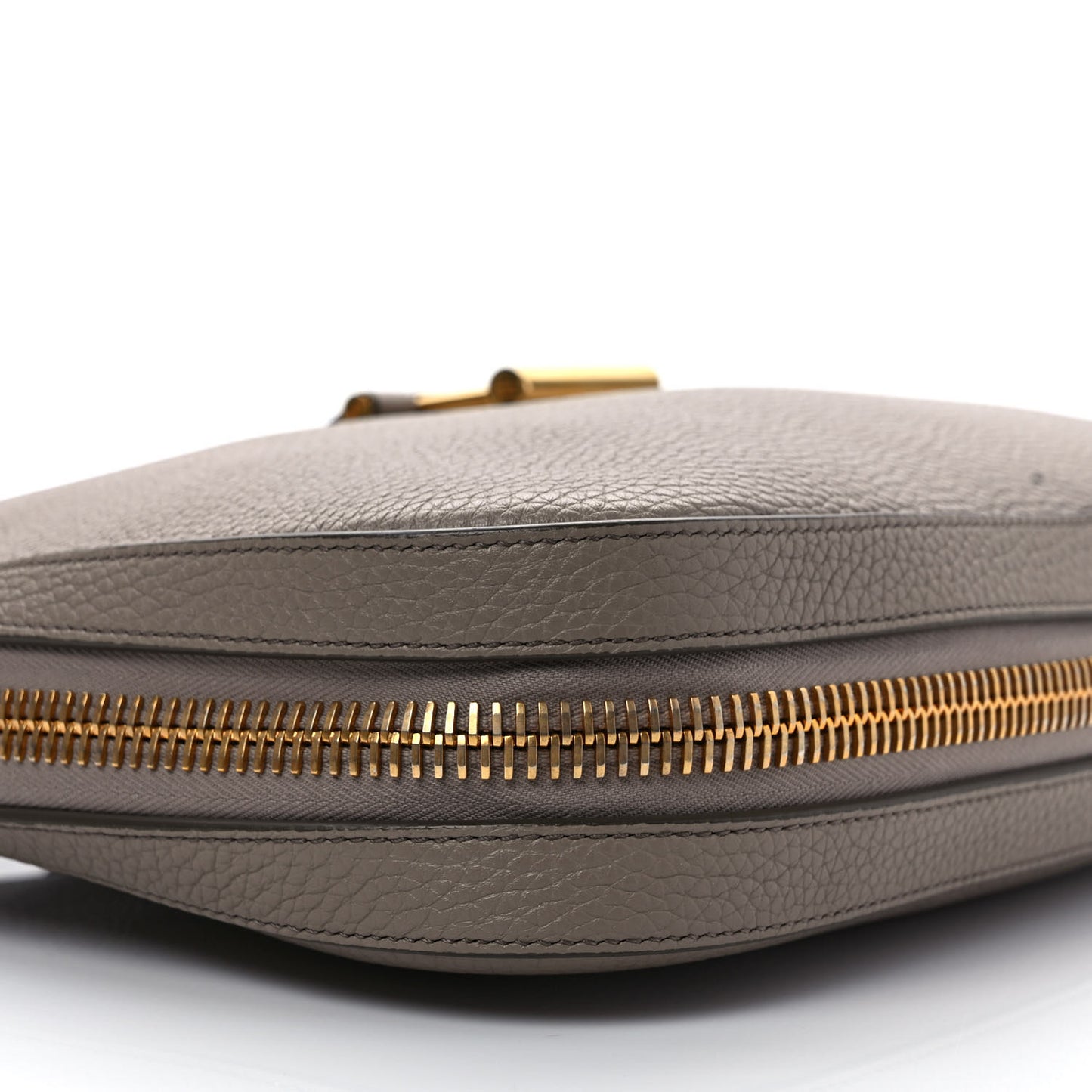Grained Calfskin Tara Hobo Grey