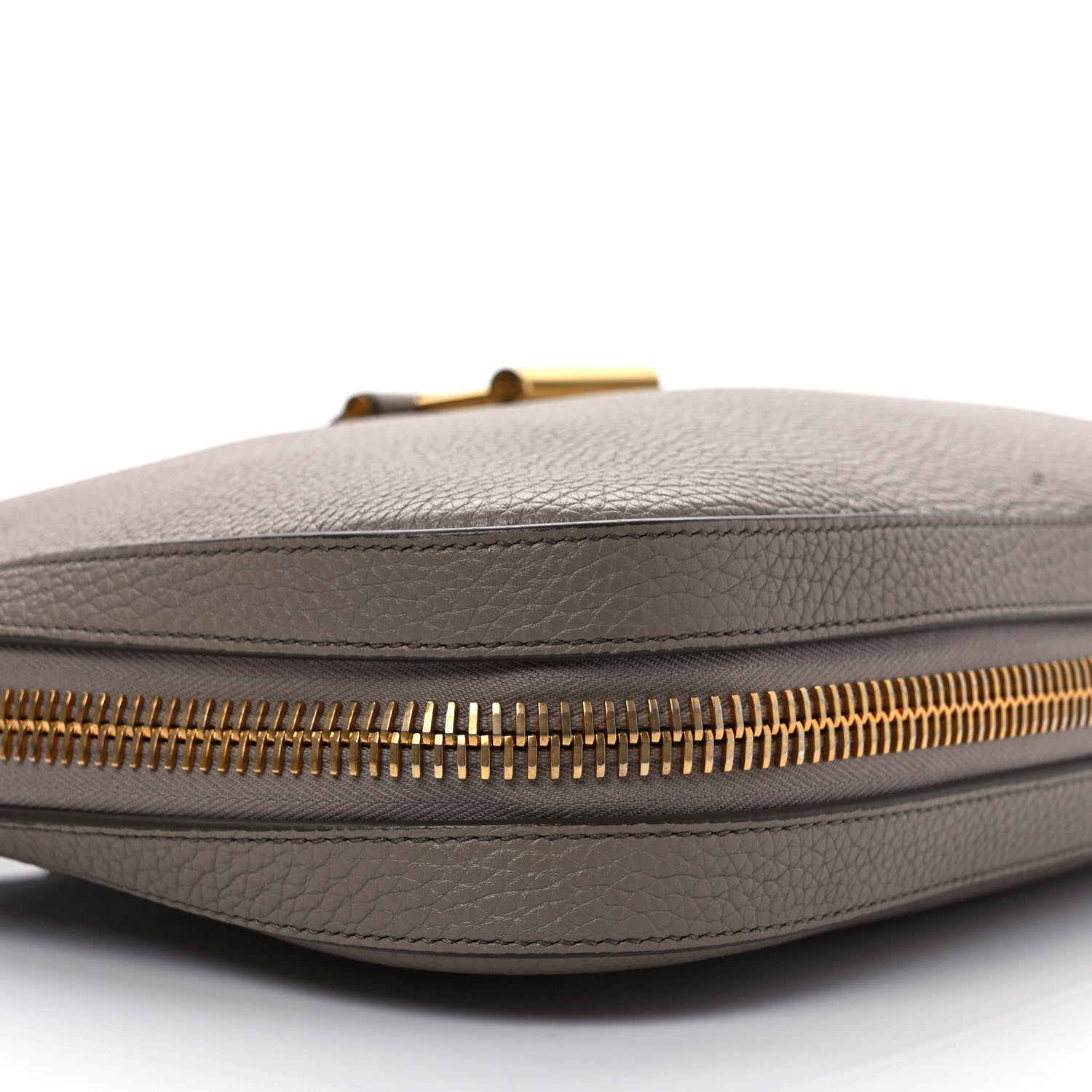 Tom Ford Grained Calfskin Tara Hobo Grey 7 of 10