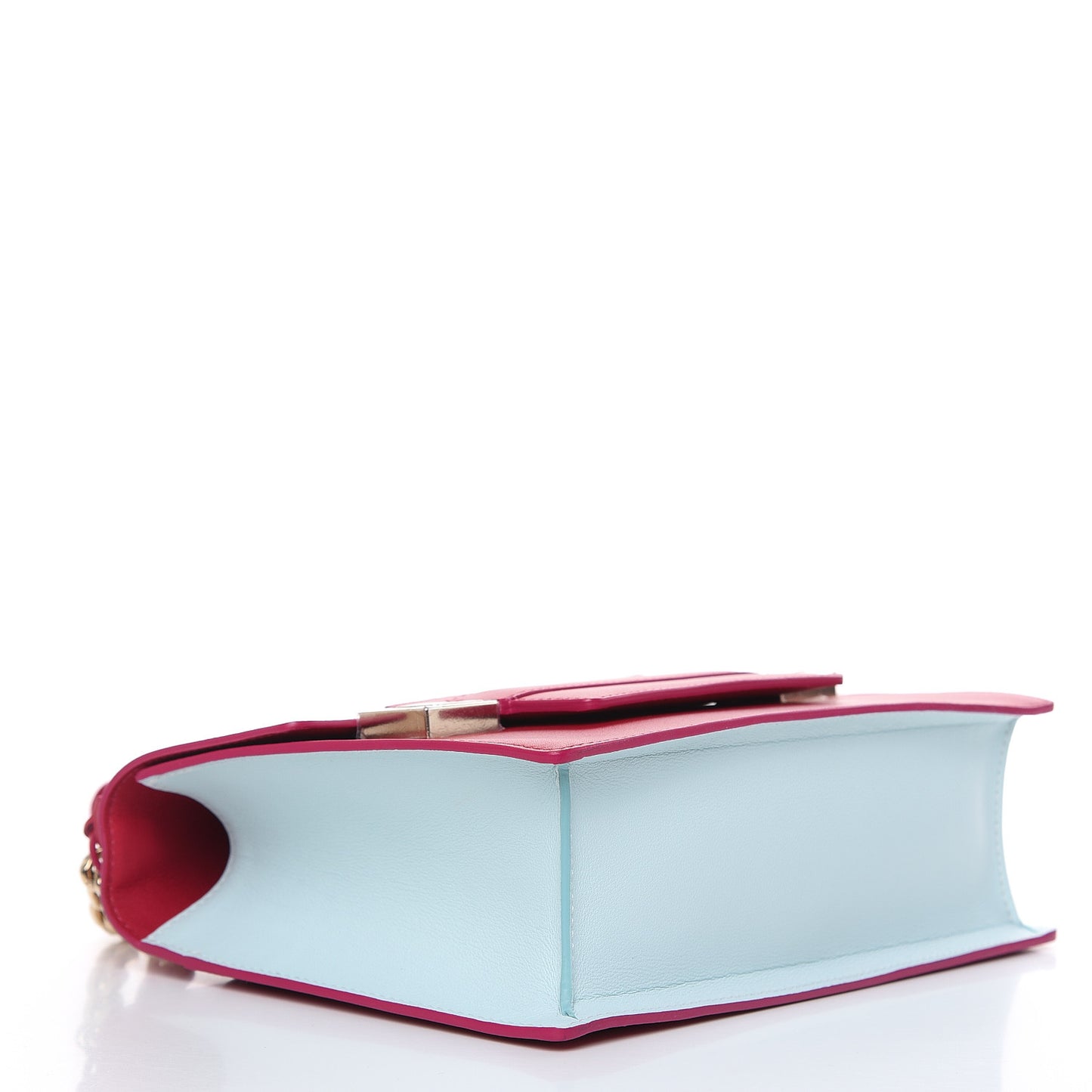Supple Calfskin Madame PM Chaine Bag Framboise