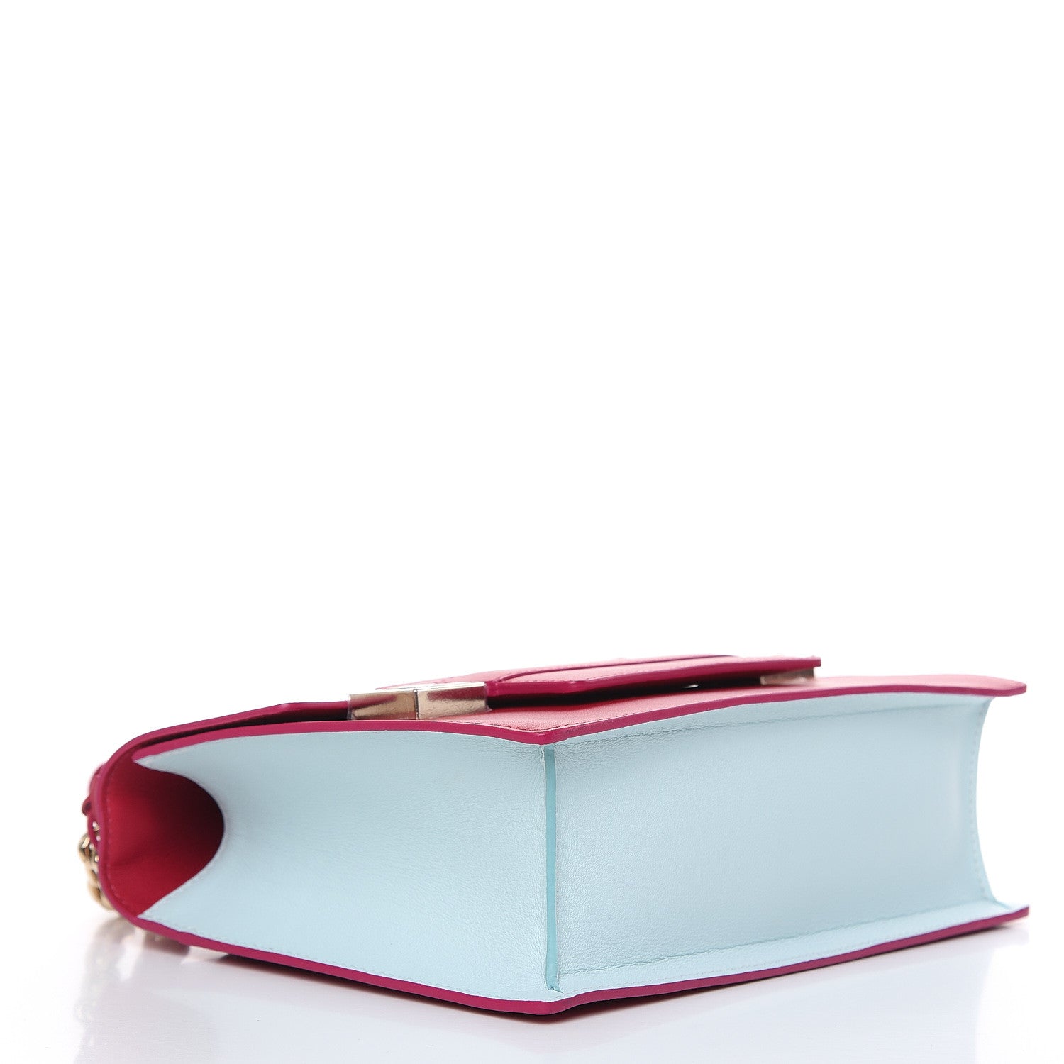 Delvaux Supple Calfskin Madame PM Chaine Bag Framboise 4 of 11