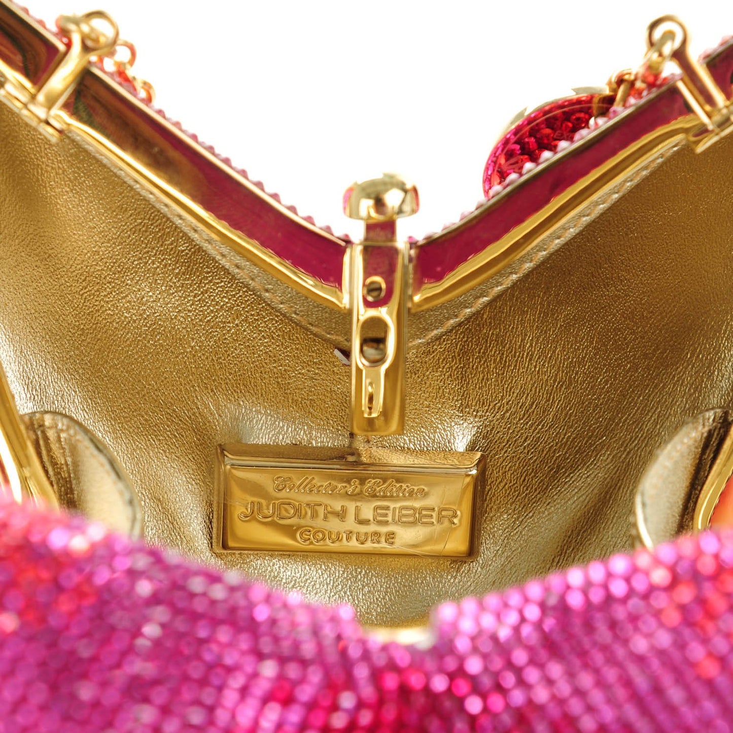 Crystal Mila New Butterfly Minaudiere Clutch Multicolor