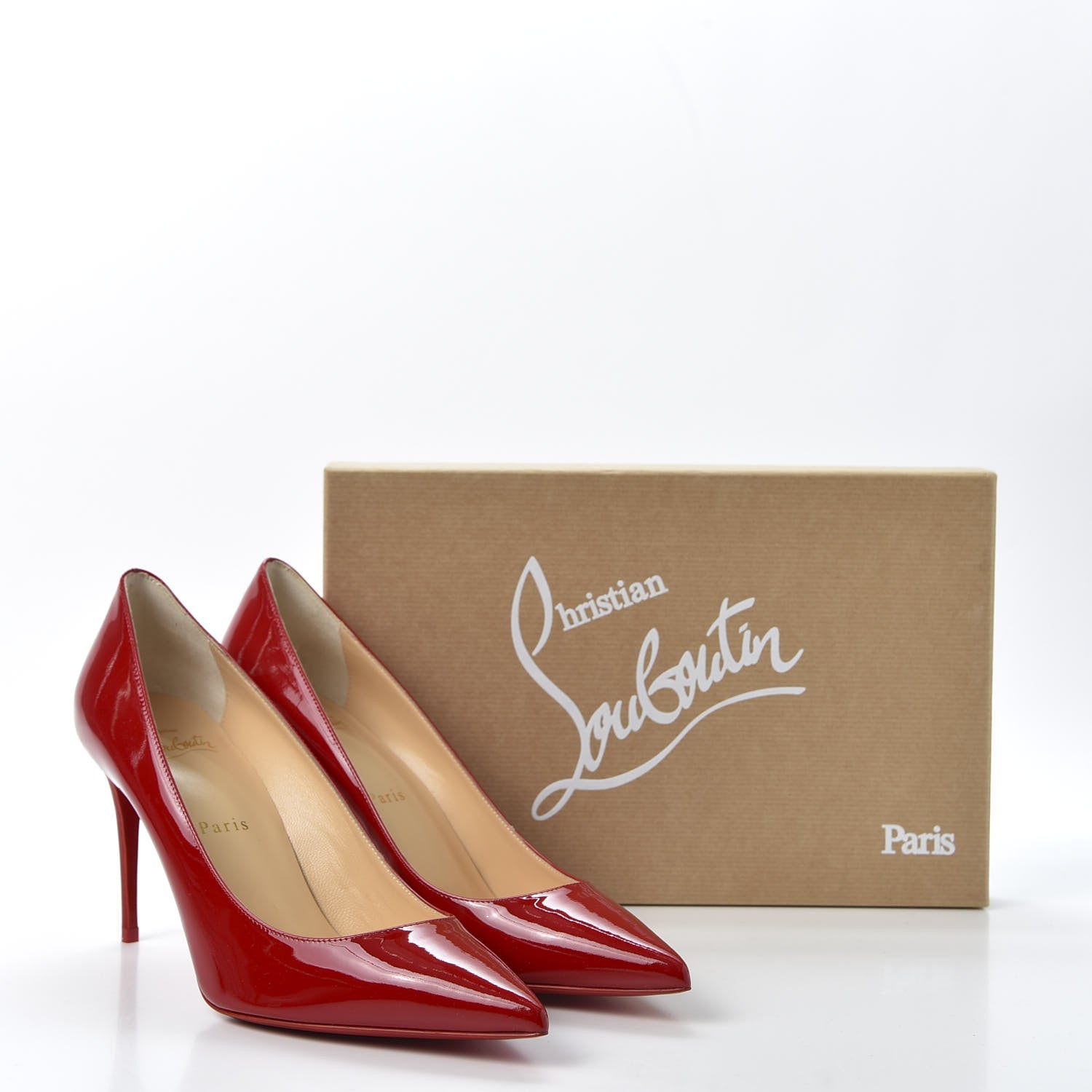 Christian Louboutin Patent Kate 85 Pumps 39.5 Loubi 9 of 9