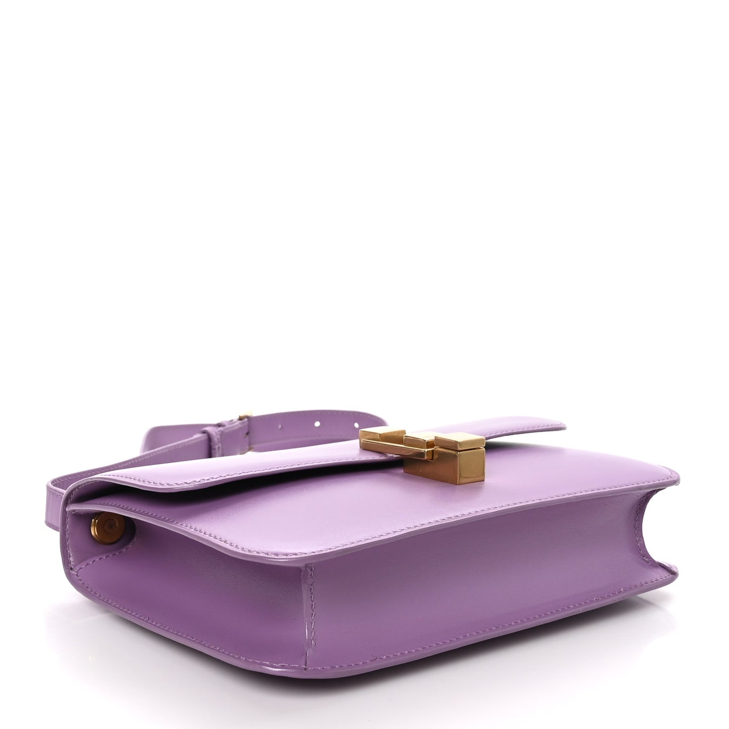 Smooth Calfskin Carre Satchel Lilas