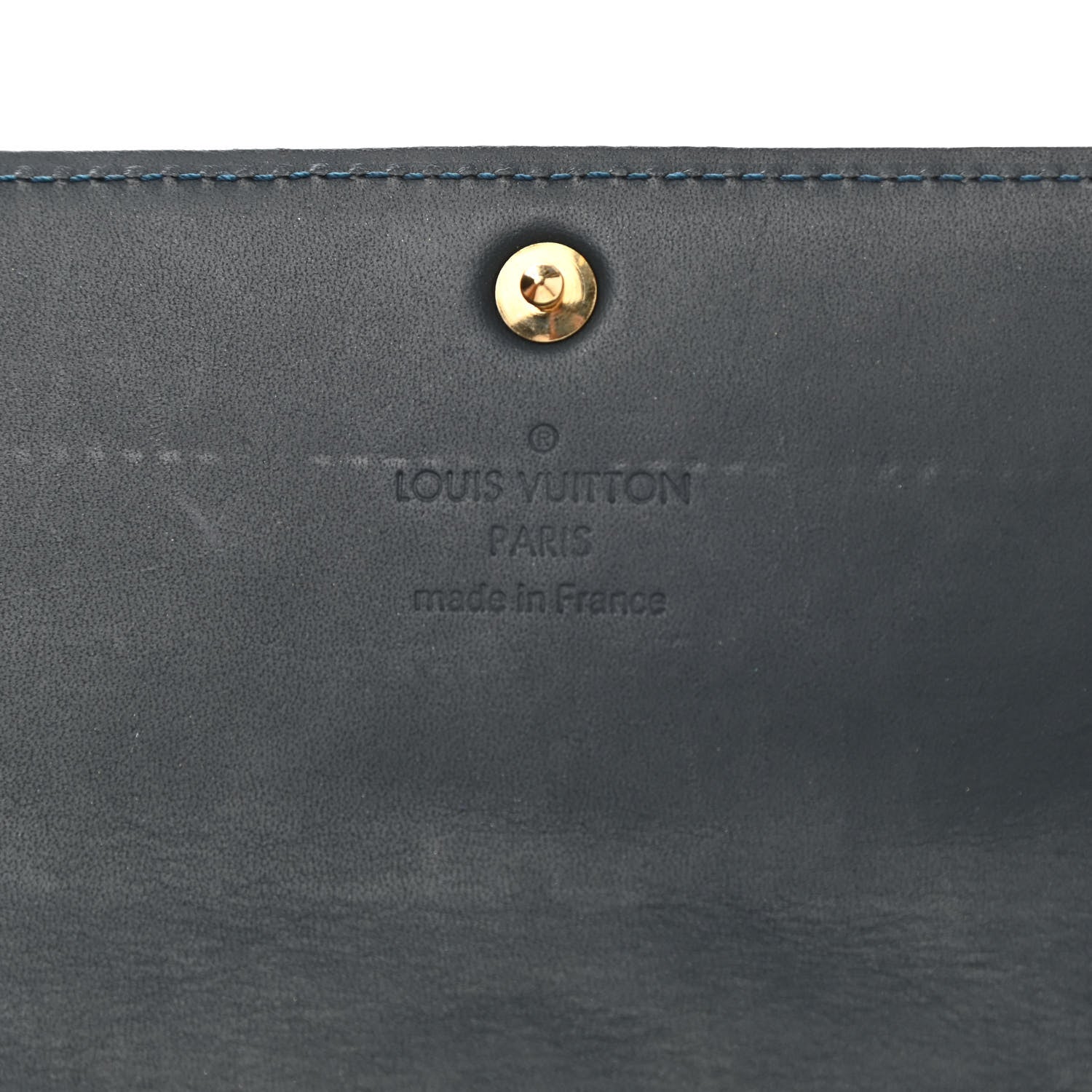 Louis Vuitton Vernis Sarah Wallet Blue Nuit 6 of 8