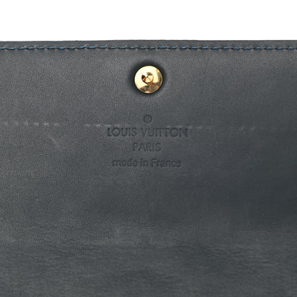 Louis Vuitton Vernis Sarah Wallet Blue Nuit 6 of 8