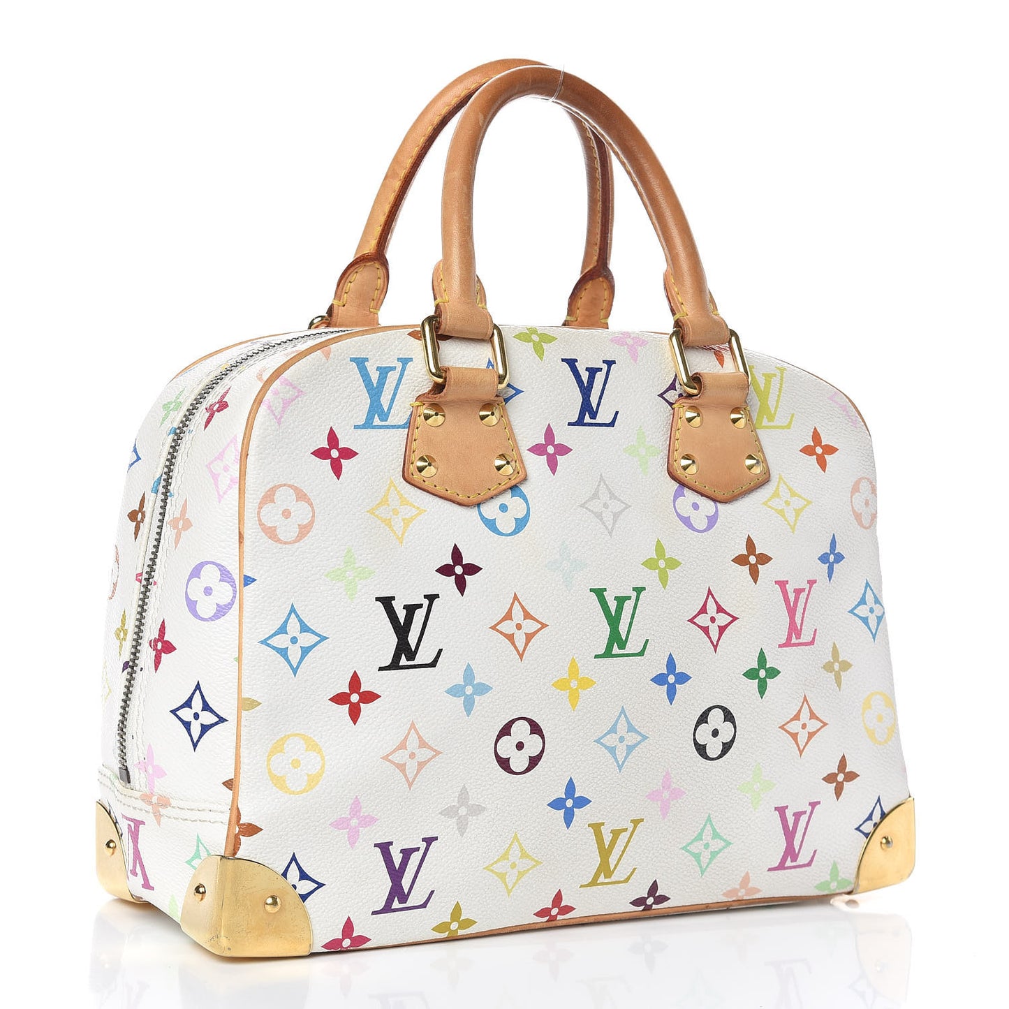 Monogram Multicolor Trouville White