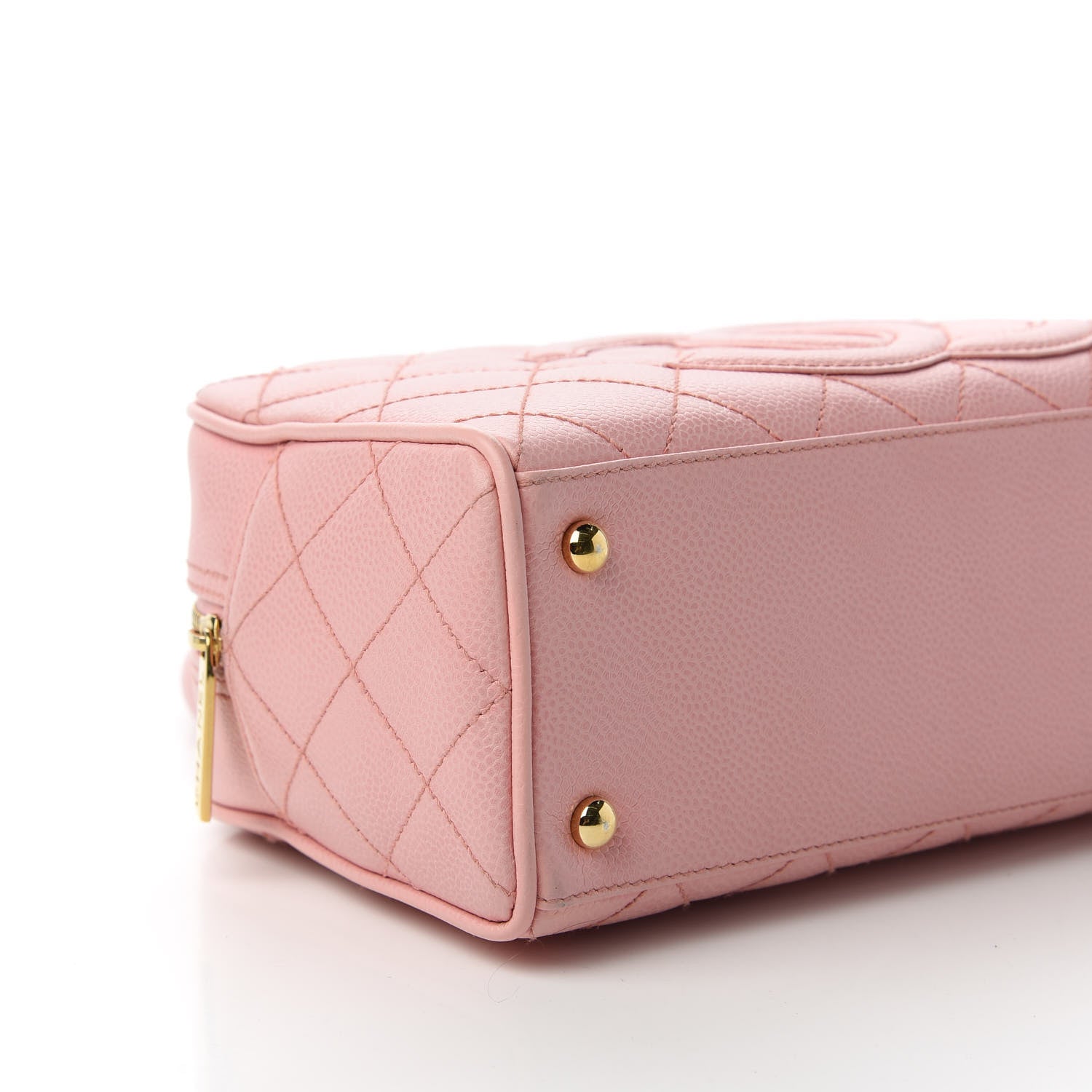 Chanel Caviar Quilted Small Bowler Pink 6 of 10