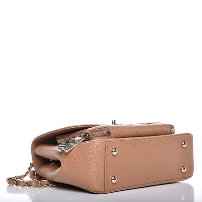 Chanel Caviar Quilted Medium Business Affinity Flap Camel 4 of 9
