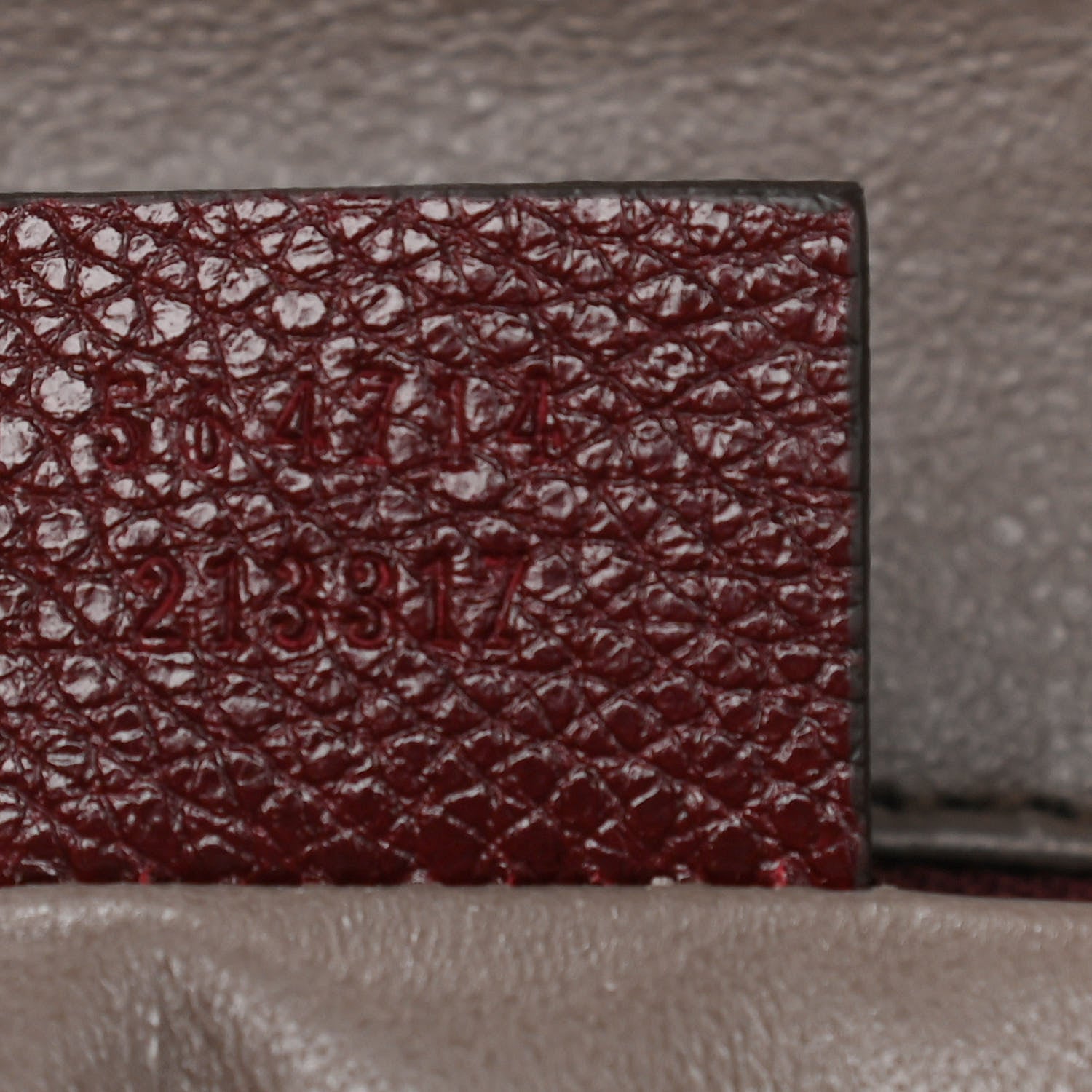 Gucci Grainy Calfskin Medium Zumi Top Handle Bag Vintage Bordeaux 7 of 11