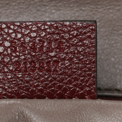 Gucci Grainy Calfskin Medium Zumi Top Handle Bag Vintage Bordeaux 7 of 11