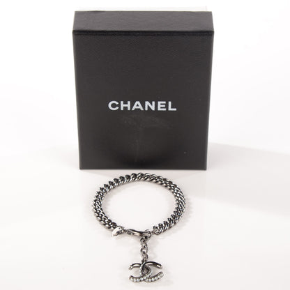Chanel Ruthenium Pearl CC Chain Bracelet 3 of 5