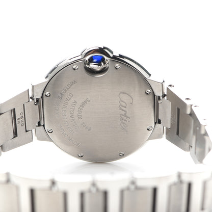 Cartier Stainless Steel 33mm Ballon Bleu De Cartier Automatic Watch 4 of 5