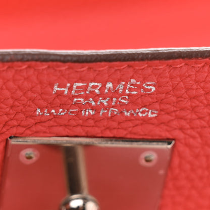 Hermes Togo Kelly Retourne 35 Rouge Casaque 5 of 13