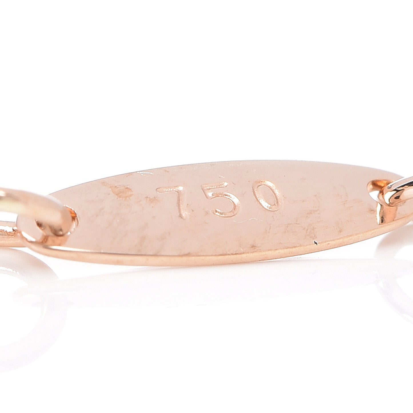 18K Rose Gold Diamond .07ct Elsa Peretti Diamonds by the Yard Bracelet