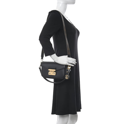 Louis Vuitton Calfskin Monogram Swing Black 2 of 10