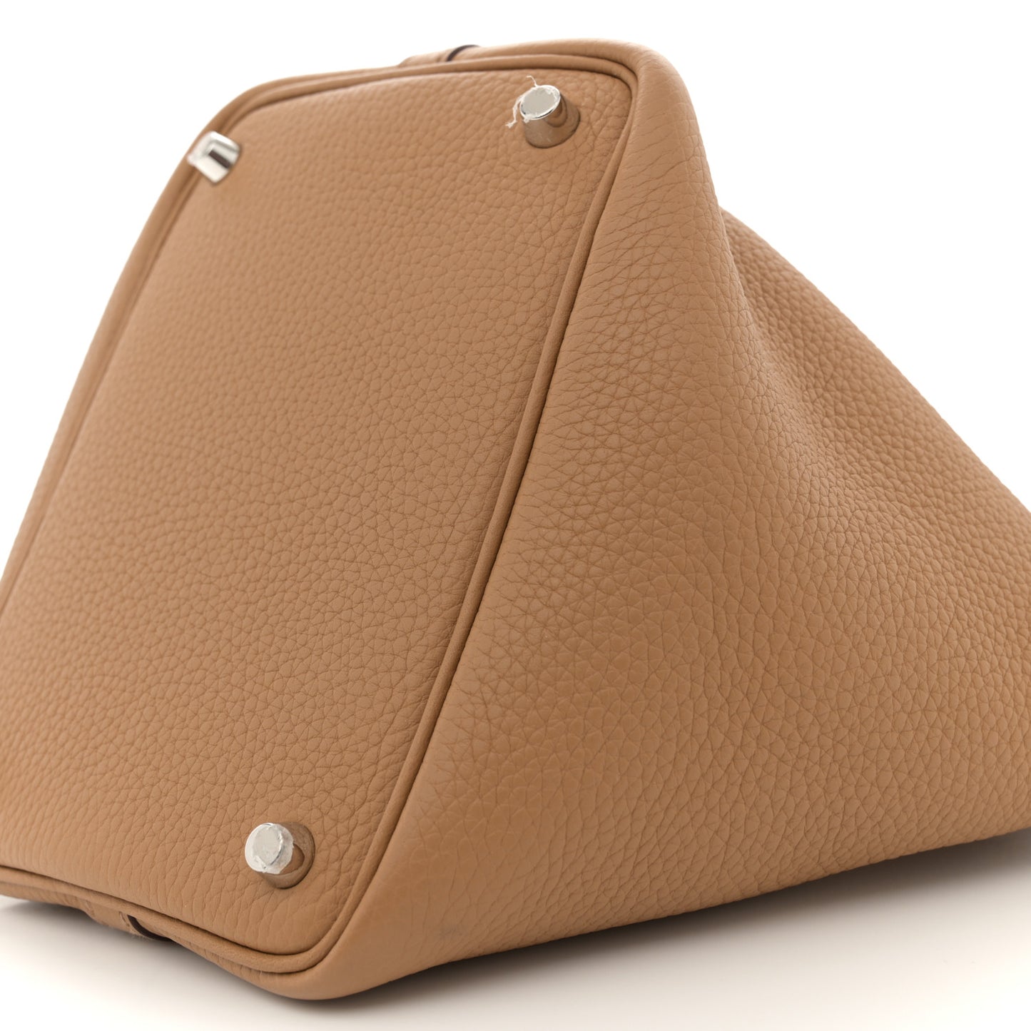 Taurillon Clemence Picotin Lock 18 PM Biscuit