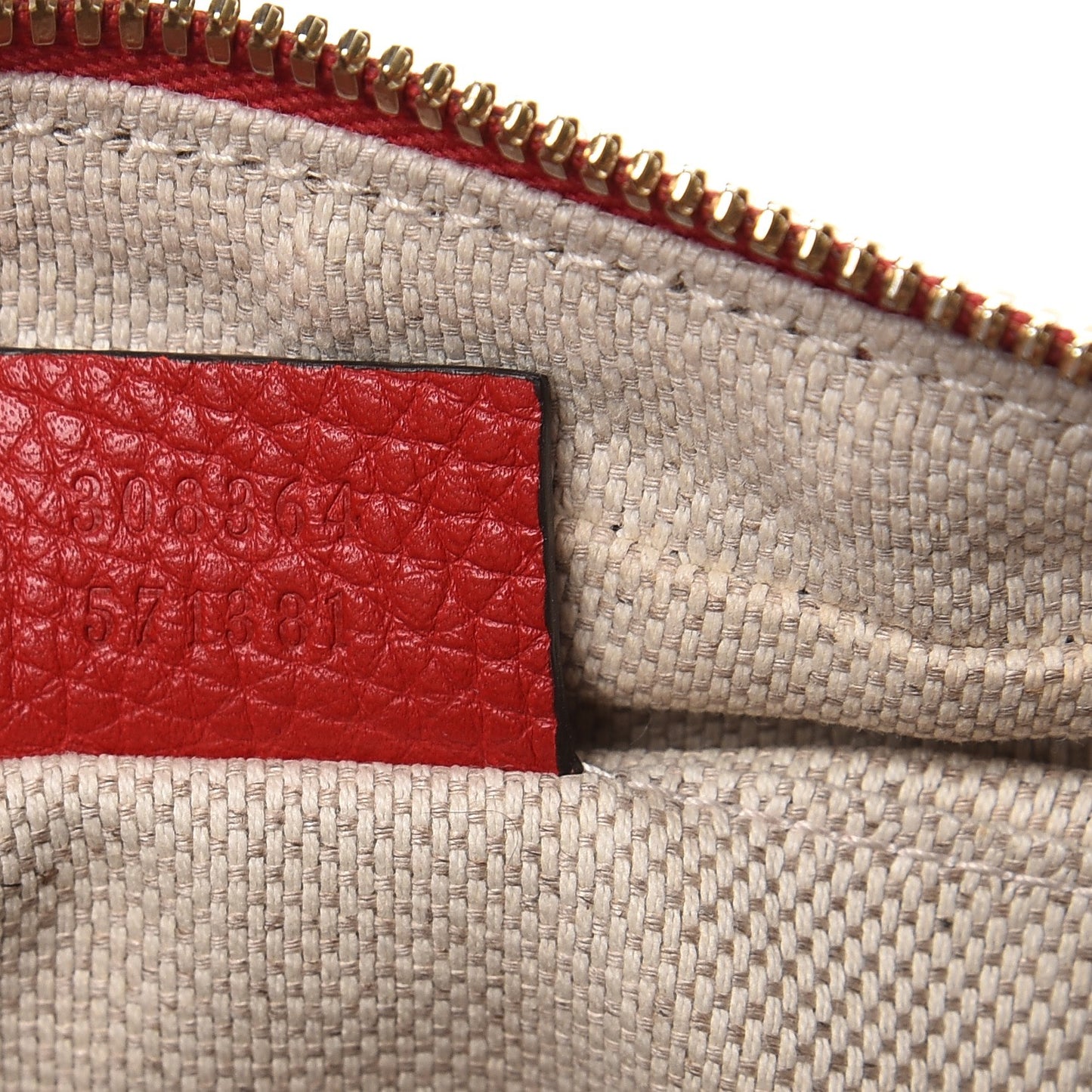 Pebbled Calfskin Small Soho Disco Bag Tabasco Red