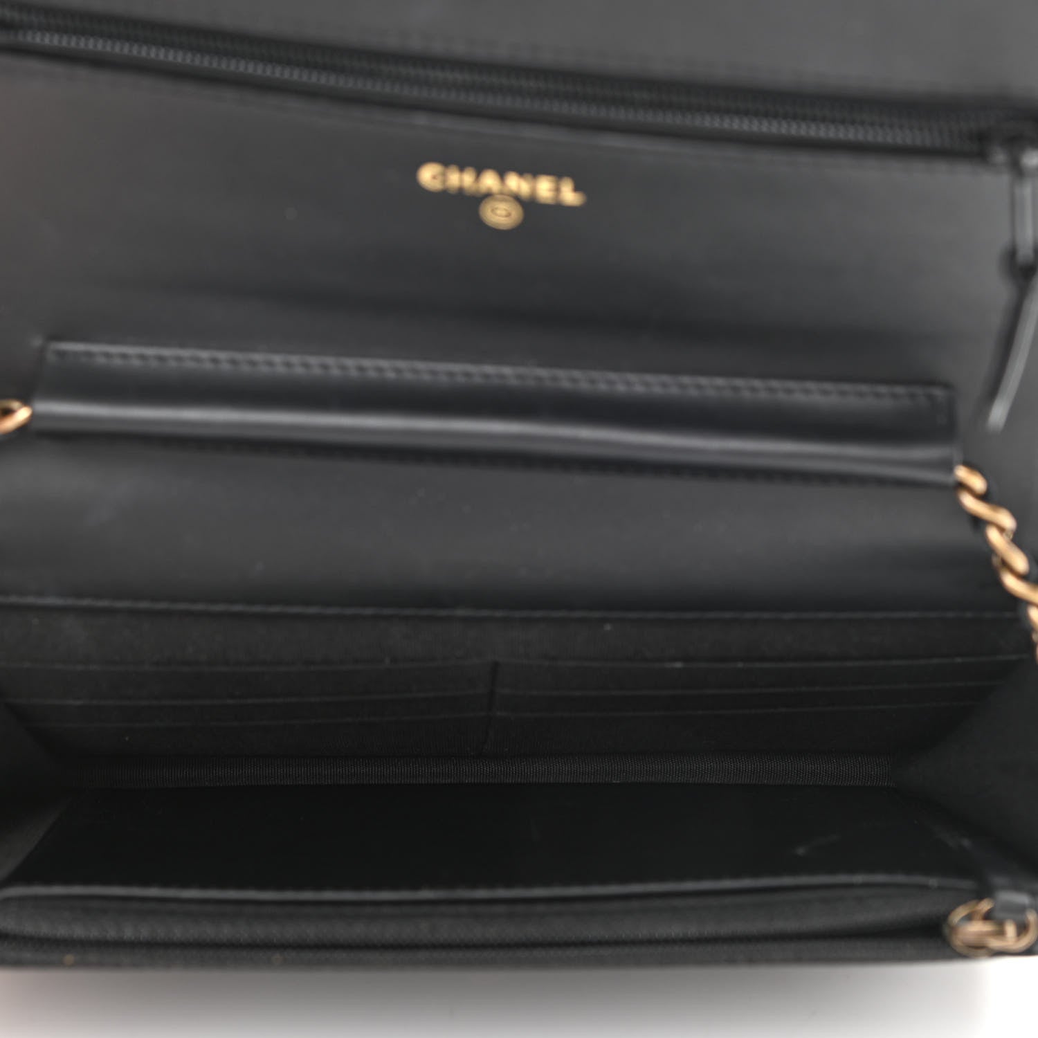 Chanel Caviar Quilted Boy Wallet On Chain WOC Black 5 of 11